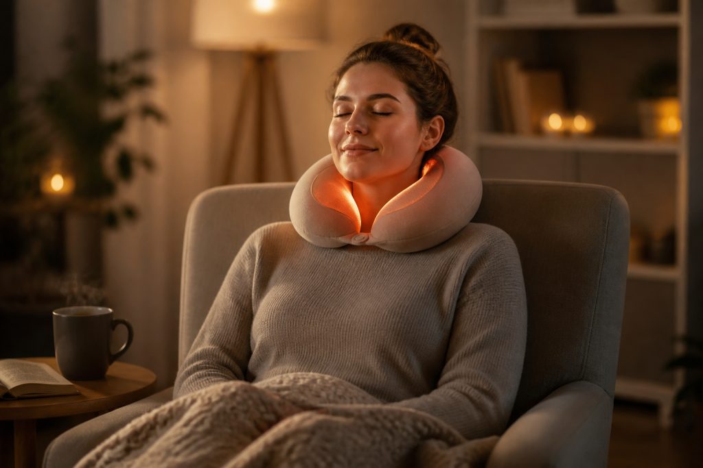 Coussin cervical chauffant Decathlon : soulagez tensions