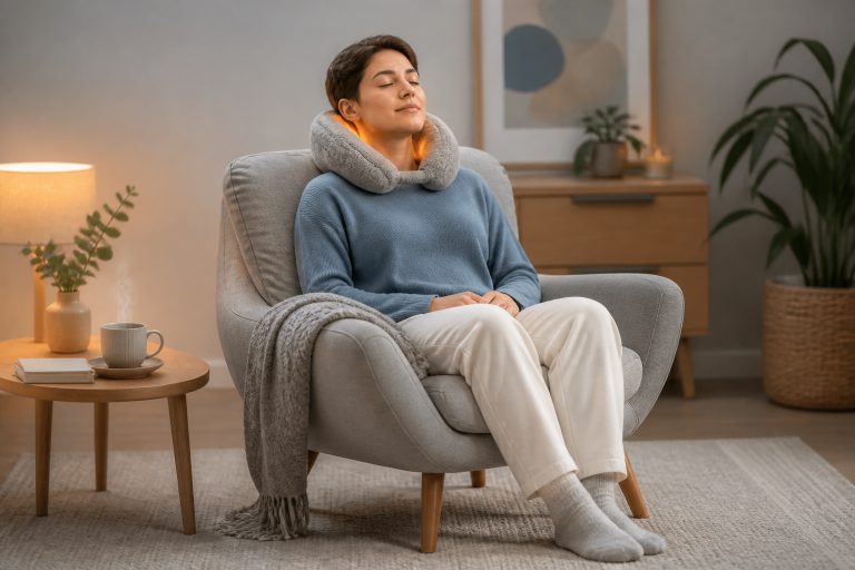 Coussin cervical chauffant : soulagez vos tensions